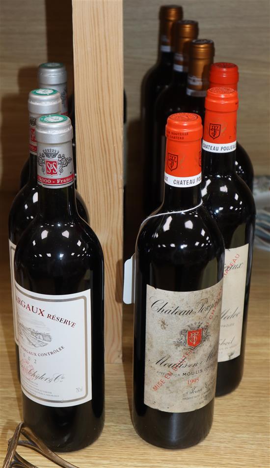 Three bottles of Chateau Haut Ballet-Canon Frosac 1990, 12 bottles